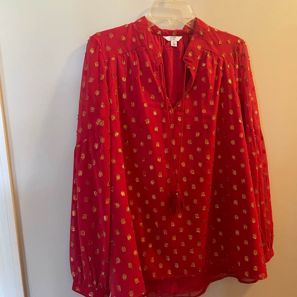 Large Crown and Ivy Long Sleeve Shirt